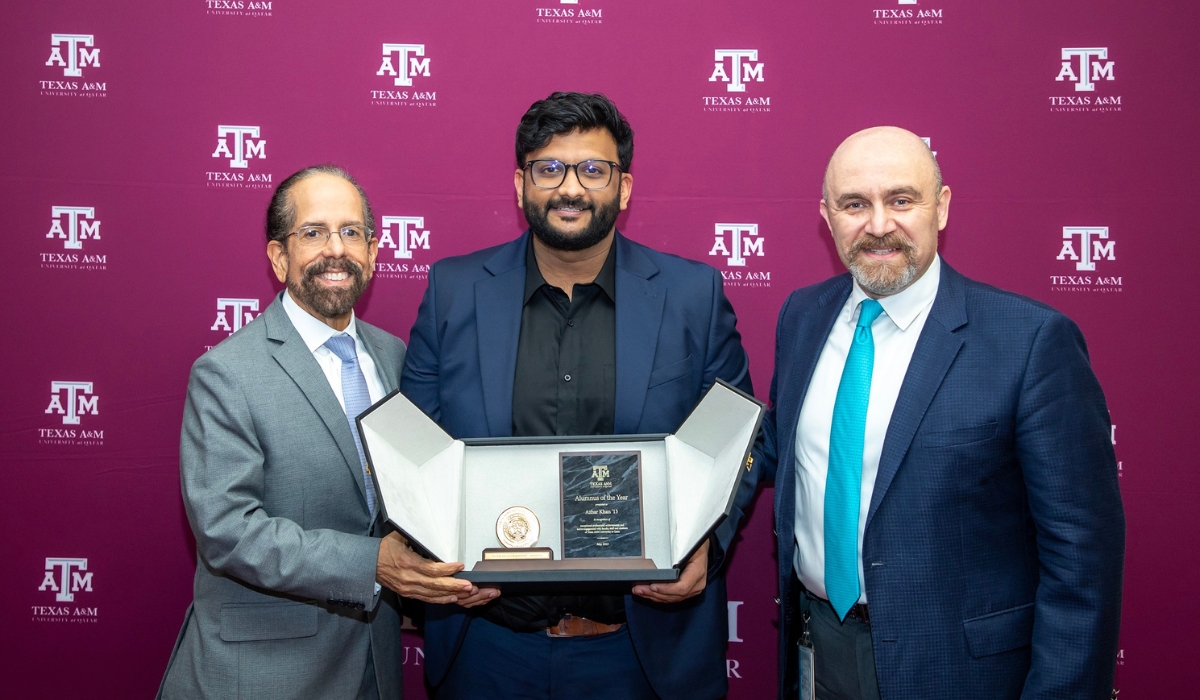 QF partner Texas A&M at Qatar names Azhar Khan Alumnus of the Year